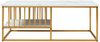 Couchtisch Raukurg 120x60x44 cm Marmoroptik, weiß/Goldfarben [en. casa] Bild 5
