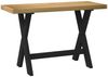 vidaXL Schreibtisch NOAIN X-Form-Beine 120x50x75 cm Massivholz Kiefer 4100040 Bild 5