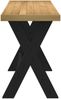 vidaXL Schreibtisch NOAIN X-Form-Beine 120x50x75 cm Massivholz Kiefer 4100040 Bild 4