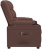 vidaXL Elektrischer Relaxsessel Braun Kunstleder [3143451] Bild 5