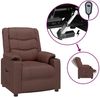 vidaXL Elektrischer Relaxsessel Braun Kunstleder [3143451] Bild 2