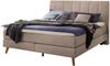 Fernanda Boxspringbett braun Eiche MassivholzPolyester/Polyamid/Viskose 214cm x 203cm x 115cm Bild 1
