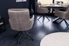 riess-ambiente Polsterstuhl BIG GEORGE taupe / schwarz (Einzelartikel, 1 St), Esszimmer · Echtleder · Microfaser · 360° drehbar · Armlehne · Retro Bild 4