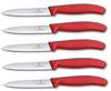 Victorinox | Swiss Classic Gemüsemesser-Set | 10 cm Klinge | ergonomisches Design | ideal für präzises Schneiden | Farbe: Rot | ohne Wellenschliff Bild 4