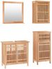 vidaXL 4-tlg. Badmöbel-Set Massivholz Nussbaum 3185785 Bild 2