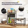 PawHut Futternapf Hundenapf, Edelstahl, Höhenverstellbar, 2x800 ml Edelstahlnäpfe Bild 4