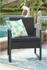 Garten Sitzgruppe 5-teilig Polyrattan anthrazit mit Tisch und Kissen Bild 4