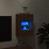 vidaXL TV-Wandschrank mit LED-Leuchten Braun Eichen-Optik 40x30x60,5cm 837090 Bild 3