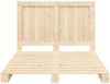 vidaXL Massivholzbett mit Kopfteil 140x200 cm Kiefer 3281534 Bild 5