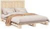 vidaXL Massivholzbett mit Kopfteil 140x200 cm Kiefer 3281534 Bild 4