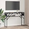 vidaXL Konsolentisch Schwarz Eichen-Optik 105x30x75cm Holzwerkstoff 882883 Bild 4