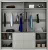 Kleiderschrank Amiuk 208, mit Frontspiegel, Farbe: Graphit Bild 5