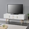 Fernsehtisch Alavus 140x40x56 cm Weiß en. casa Bild 5