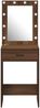 vidaXL Schminktisch Braun Eichen-Optik 50 x 41 x 135 cm Holzwerkstoff 865043 Bild 5