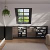 Dachschrägenschrank Eckschrank Rion Edelgrau/Anthrazit 75.6 x 81.6 cm mit 1 Tür Vicco Bild 3