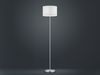 Trio Leuchten 'Hotel' LED-Stehleuchte, Metall nickel matt / Stoffschirm weiß, exkl. 1x E27 Bild 3