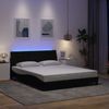 vidaXL Bettgestell ohne Matratze "Hanko" Schwarz 160x200 cm Stoff 3310470 Bild 4