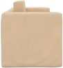 vidaXL Kinder-Schlafsofa 2-Sitzer Creme Weicher Plüsch 357037 Bild 5