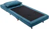 Vente-unique - URIBIA Sessel Stoff Blau - B 91 cm x H 81 cm x L 77,5 cm Bild 5
