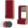 Mikrowellenschrank Fame-Line Bordeaux Hochglanz 60 cm Vicco Bild 5
