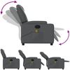 vidaXL Massagesessel Relaxsessel Grau Kunstleder 3205545 Bild 5