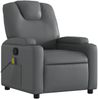vidaXL Massagesessel Relaxsessel Grau Kunstleder 3205545 Bild 3