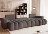 Wohnlandschaft Sofa mit Schlaffunktion ANABEL in Stoff Centaur Dunkelgrau Bild 3