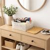 Relaxdays Aufbewahrungsbox mit Bambusdeckel im Set Bild 2