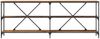 vidaXL Konsolentisch mit Regal Altholz 200 x 30 x 75 cm Holzwerkstoff 863445 Bild 5