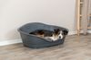 TRIXIE Hundebett Kunststoffbett Sleeper - dunkelgrau - 80 × 53 cm Bild 3