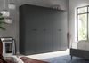 Kleiderschrankkombination (B/H/T: 200x176x51 cm) in anthrazit Nachbildung Bild 5