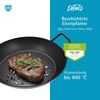 Schmiedeeiserne Servierpfanne 28 cm HOCH mit Keramikbeschichtung ECO PRO Bild 5