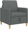 vidaXL Sofa mit Stauraum Dunkelgrau 72 x 78 x 87 cm Polyester 42036864 Bild 2