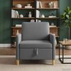 vidaXL Sofa mit Stauraum Dunkelgrau 72 x 78 x 87 cm Polyester 42036864 Bild 3