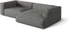 Micadoni Ecksofa Nuria 4-Sitzer Rechts Boucle Graphit Bild 3