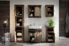 Dickenson Badschrank braun Mangoholz 45cm x 185cm x 30cm Bild 2