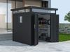 Metall Gerätehaus Modell Style 4,45 m² Anthrazit Bild 2