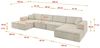 ALTDECOR Wohnlandschaft IREA-U2-v3, Sofa Praktische Bequeme Funktionsecke Couch U-Form Eckcouch, Corner Sofa U-Form Vielseitige Sofa Wohnlandschaft Wohnzimmer Bild 4