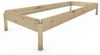 Stapelbett "Horst" 70 x 220 cm 34 cm Zirbe Holzbett Gästebett Massivholzbett Bild 3