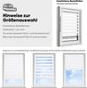 Sekey Doppelrollo Klemmfix ohne Bohren für Fenster Blickdicht 90x100cm Weiß Bild 5