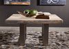 Couchtisch Akazie 90x90x45 Natural Stone lackiert FREEFORM #122 Bild 3