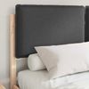 vidaXL Bettgestell mit gepolstertem Kopfteil Dunkelgrau 150 x 200 cm 3398120 Bild 3