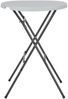 vidaXL Bartisch Klappbar Weiß 80x110 cm HDPE 44560 Bild 2