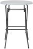 vidaXL Bartisch Klappbar Weiß 80x110 cm HDPE 44560 Bild 3