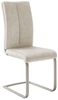 Freischwinger >HUDSON< (4er-Set) mit Griff, Edelstahl, Bezug creme - 43x103x60 (BxHxT) Bild 2