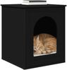 vidaXL Katzenhaus Schwarz 53 x 52 x 62 cm Holzwerkstoff 8000708 Bild 3