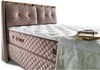 Bambi Boxspringbett Funktionsbett mit Matratze mit 7 Schichten Höhe 30 cm Matratze Bamboo Sleep 140x200 mit 2 Nachttischen Bild 4