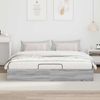 vidaXL Ottoman Bettgestell Graues Sonoma 203 x 160 x 25 cm 3409218 Bild 4