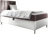 Boxspringbett Chapeni 'Junior 1' rosa 90x200 cm Links Bild 1