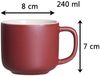 Ritzenhoff & Breker JASPER Kaffeetasse 240 ml beere 6er Set Bild 3